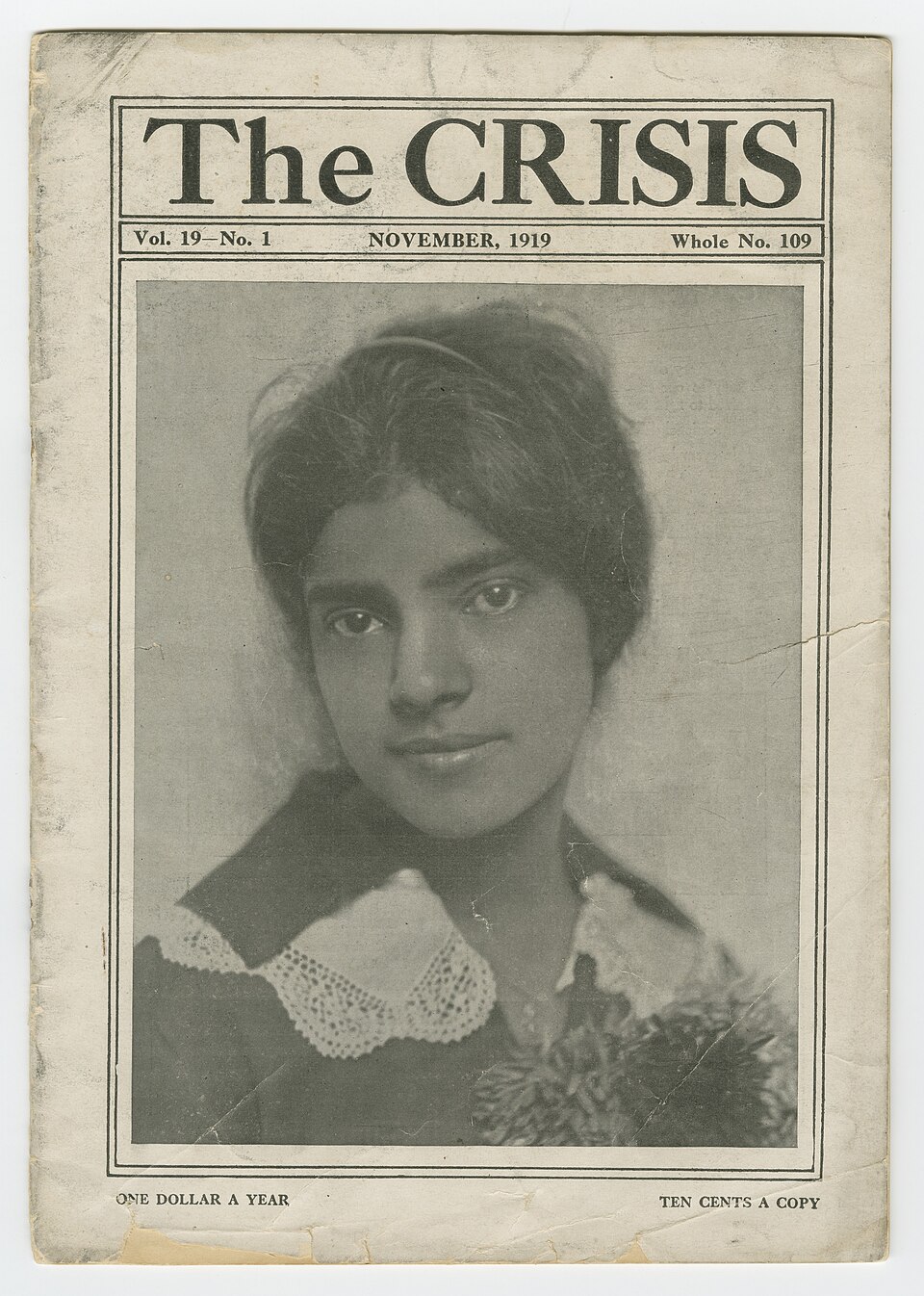 The Crisis magazine cover, November 1919