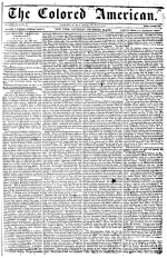 Front page of The Colored American, March 4, 1837