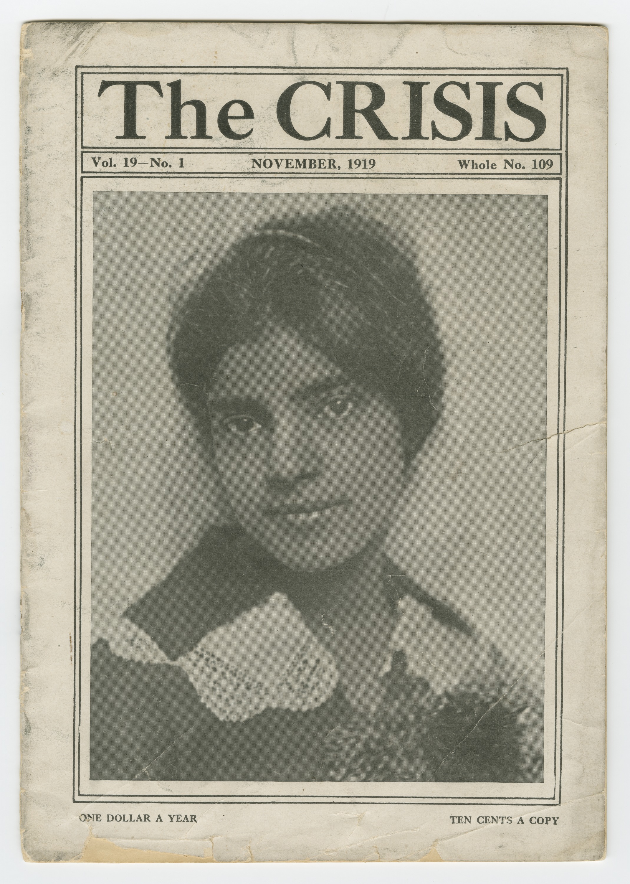 The Crisis magazine cover, November 1919
