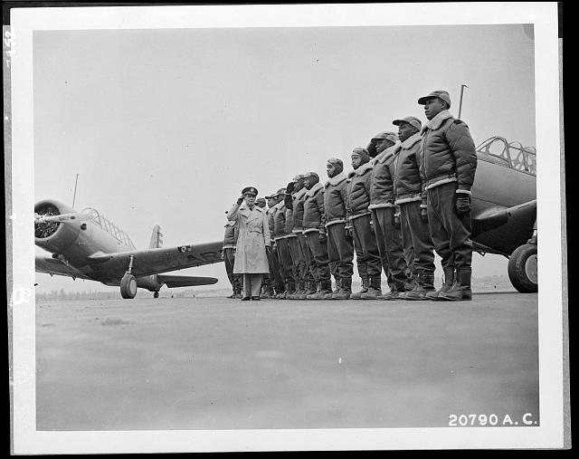Tuskegee Airmen training in Tuskegee, Alabama