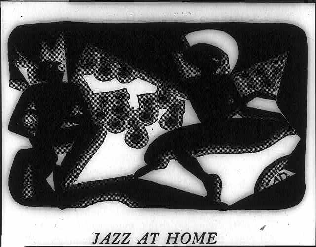 Jazz at Home illustration by Aaron Douglas